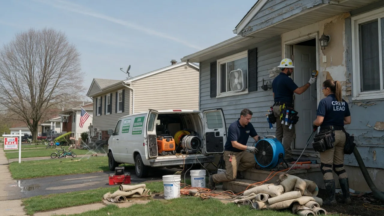 Flood Cleanup in North Royalton, OH near me