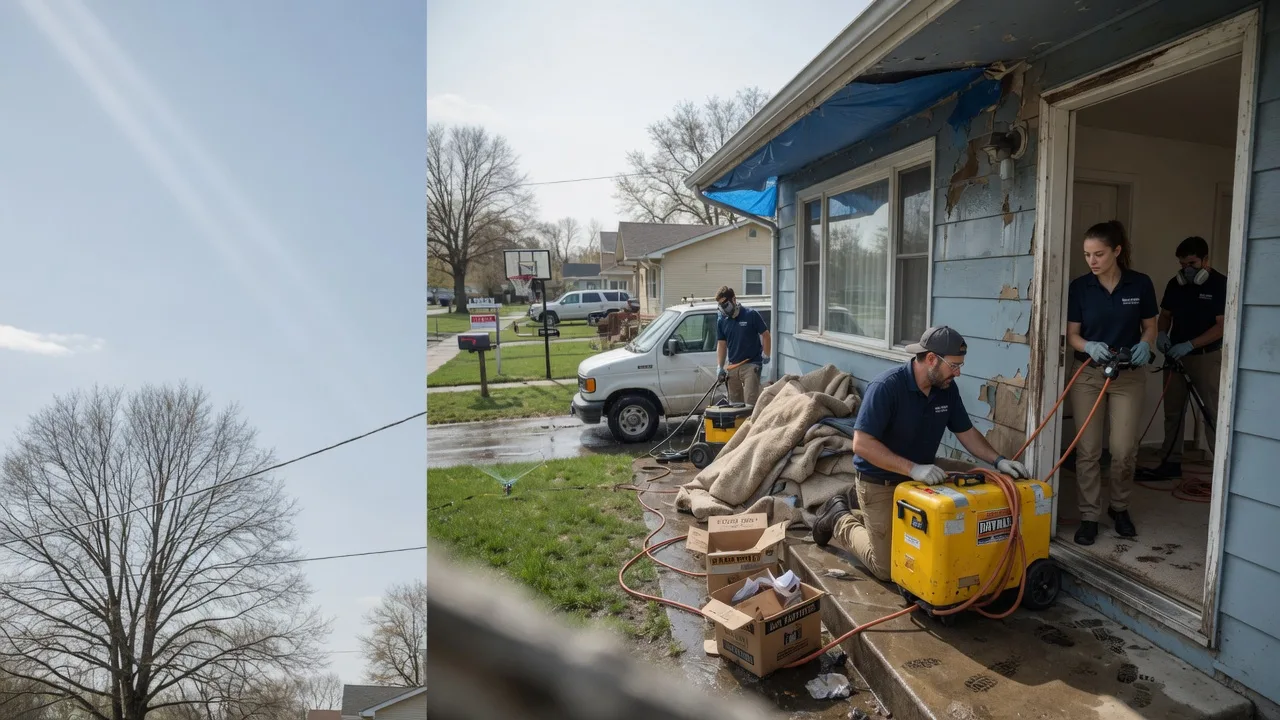 Basement Flood Cleanup in North Royalton, OH near me